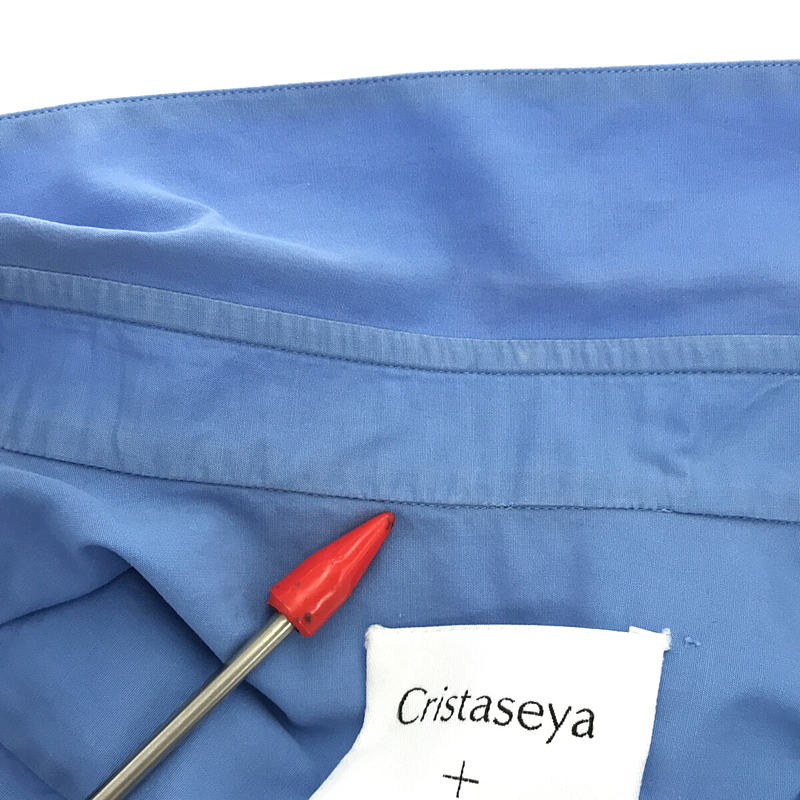 Cristaseya / クリスタセヤ salvatore piccolo handmade poplin men's shirt 長袖シャツ