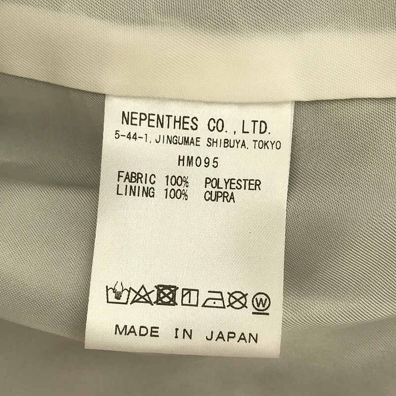 Needles / ニードルス Peaked Lapel 1B Jacket - Stripe Poly Cloth gray テーラード ジャケット