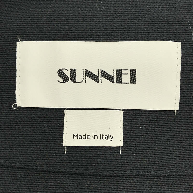 SUNNEI / スンネイ LONG OVER SHIRT コットンキャンバス ロングオーバーシャツ