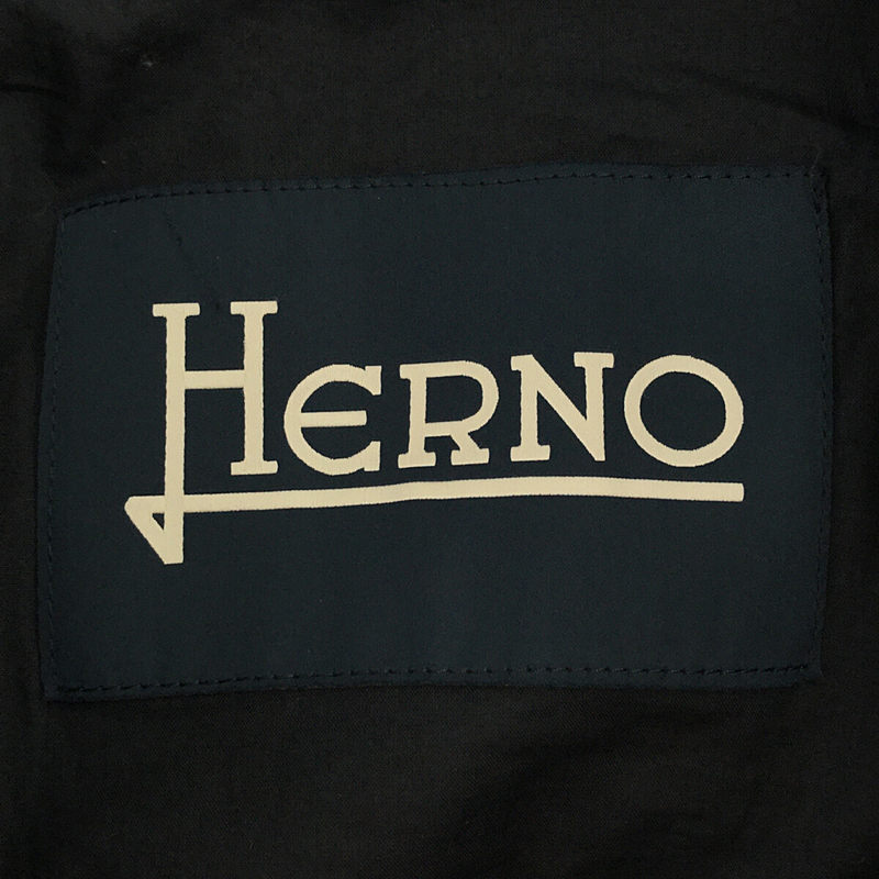 HERNO / ヘルノ リネン ワックスコーティング トレンチコート