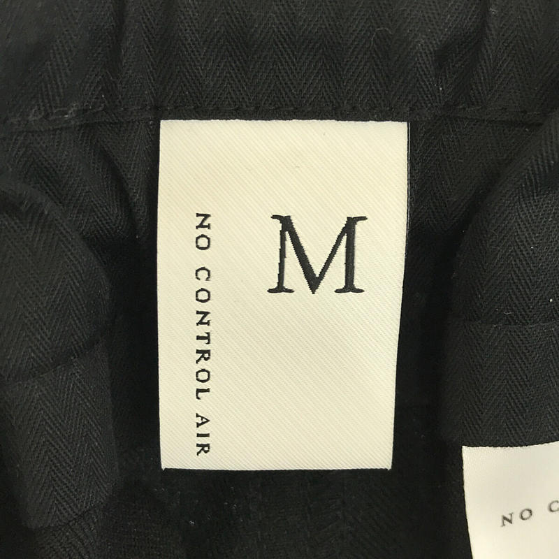 NO CONTROL AIR / ノーコントロールエア ポリエステル ピンヘッド ツイル セミワイド テーパード イージー パンツ