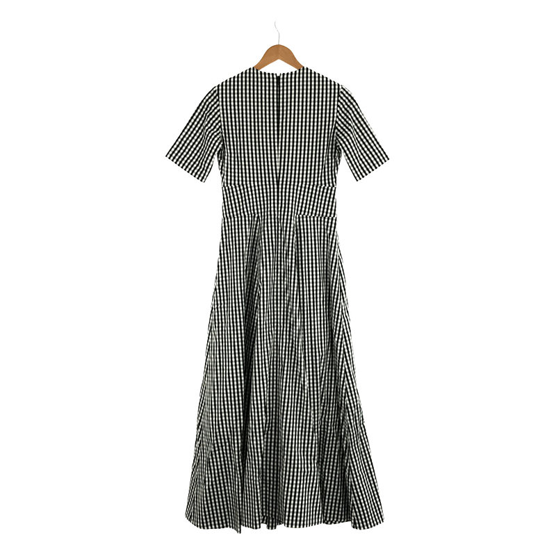 MADISON BLUE / マディソンブルー FIT&FLARE DR S/S B GINGHAM  ギンガムチェック フィットフレアドレス ワンピース