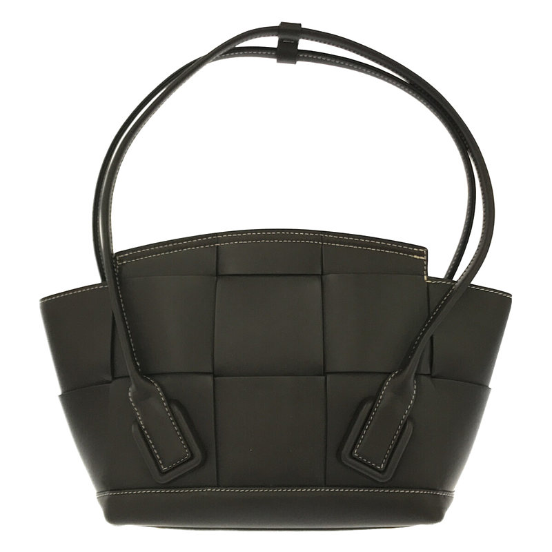 BOTTEGA VENETA / ボッテガヴェネタ アルコ イントレチャート レザー トップハンドルミニバッグ