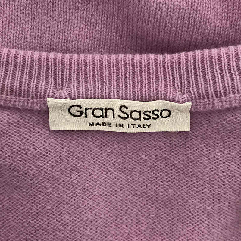 Gran Sasso / グランサッソ カシミヤ ブレンド Vネック ニット セーター