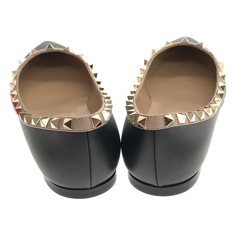 VALENTINO / ヴァレンティノ VOD POINTED TOE FLATS スタッズ フラットパンプス