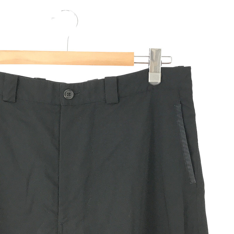 YOHJI YAMAMOTO POUR HOMME / ヨウジヤマモトプールオム ウールギャバ アンクル ワイド パンツ