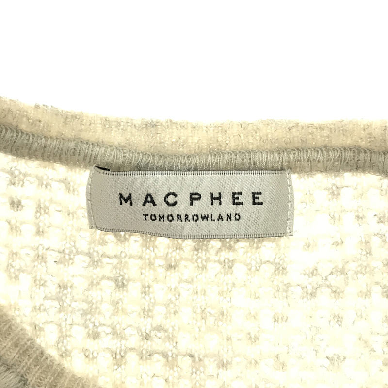 Tomorrowland MACPHEE / トゥモローランド マカフィー カシミヤ100% ワッフルニット セーター
