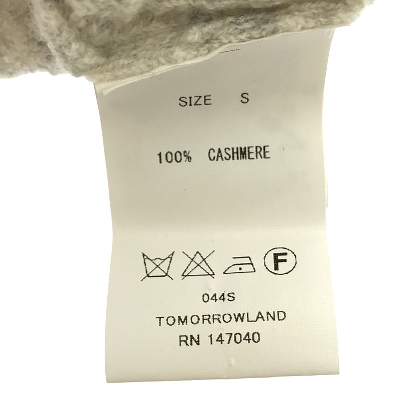 Tomorrowland MACPHEE / トゥモローランド マカフィー カシミヤ100% ワッフルニット セーター