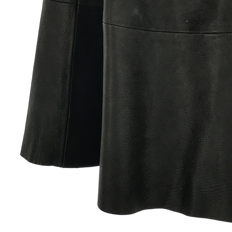 MADISON BLUE / マディソンブルー LEATHER FLARE SKIRT レザーフレアスカート