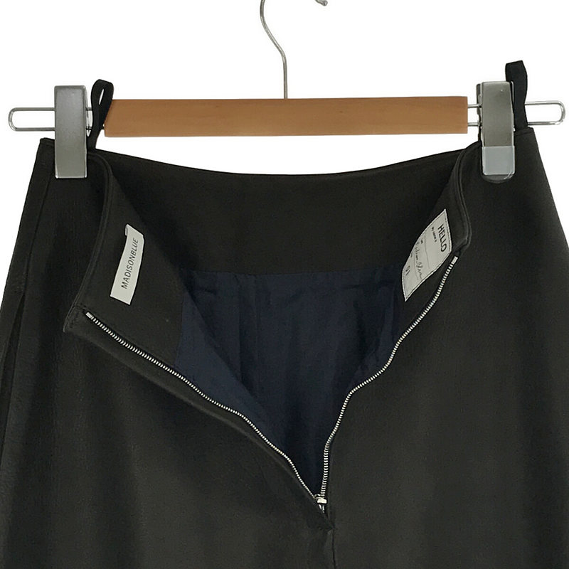 MADISON BLUE / マディソンブルー LEATHER FLARE SKIRT レザーフレアスカート