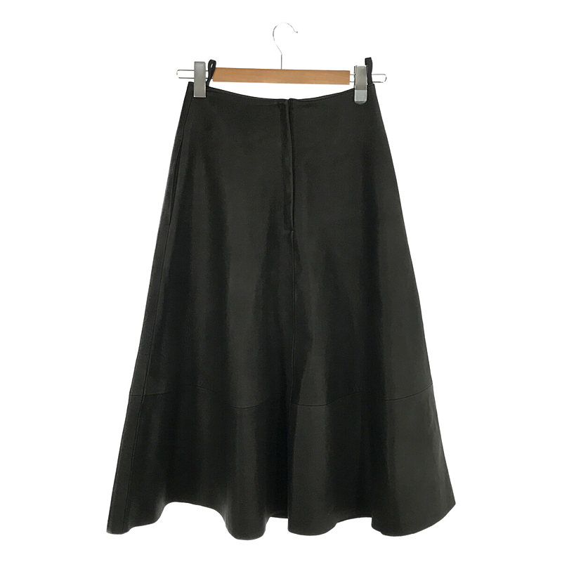 MADISON BLUE / マディソンブルー LEATHER FLARE SKIRT レザーフレアスカート