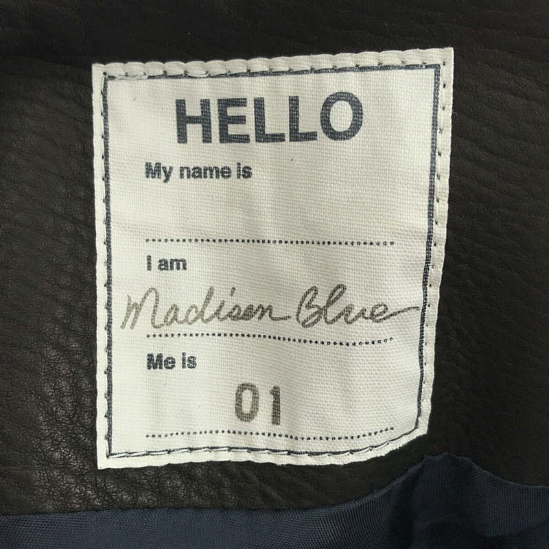 MADISON BLUE / マディソンブルー LEATHER FLARE SKIRT レザーフレアスカート