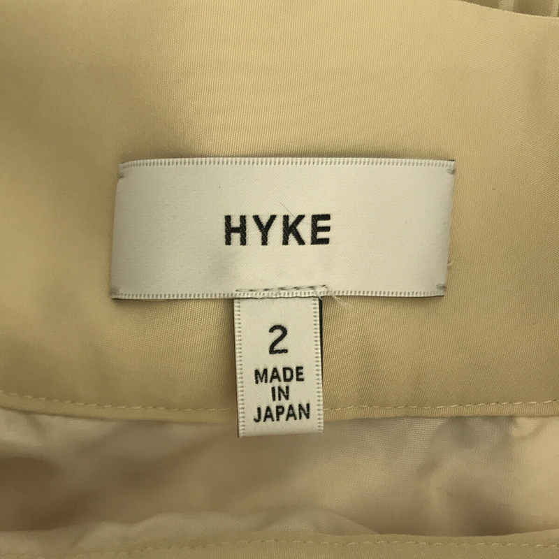 HYKE / ハイク SQUARE PLEATED SKIRT 変形 スクエア アコーディオン プリーツ ロング スカート