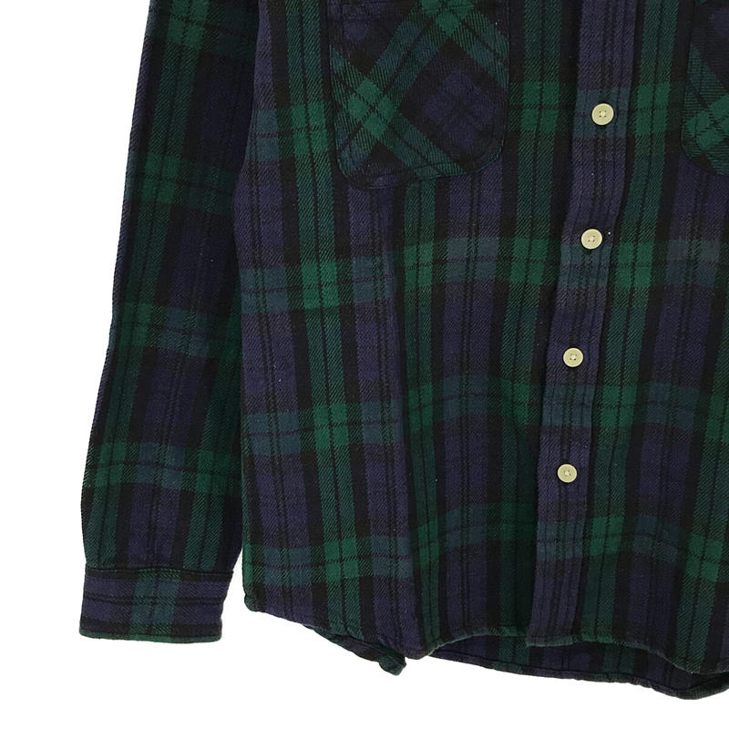 CAMCO / カムコ チェック コットン フランネル レギュラーカラー シャツ