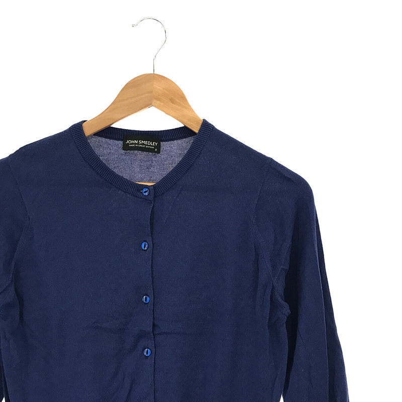 JOHN SMEDLEY / ジョンスメドレー コットン ハイゲージ ニット カーディガン