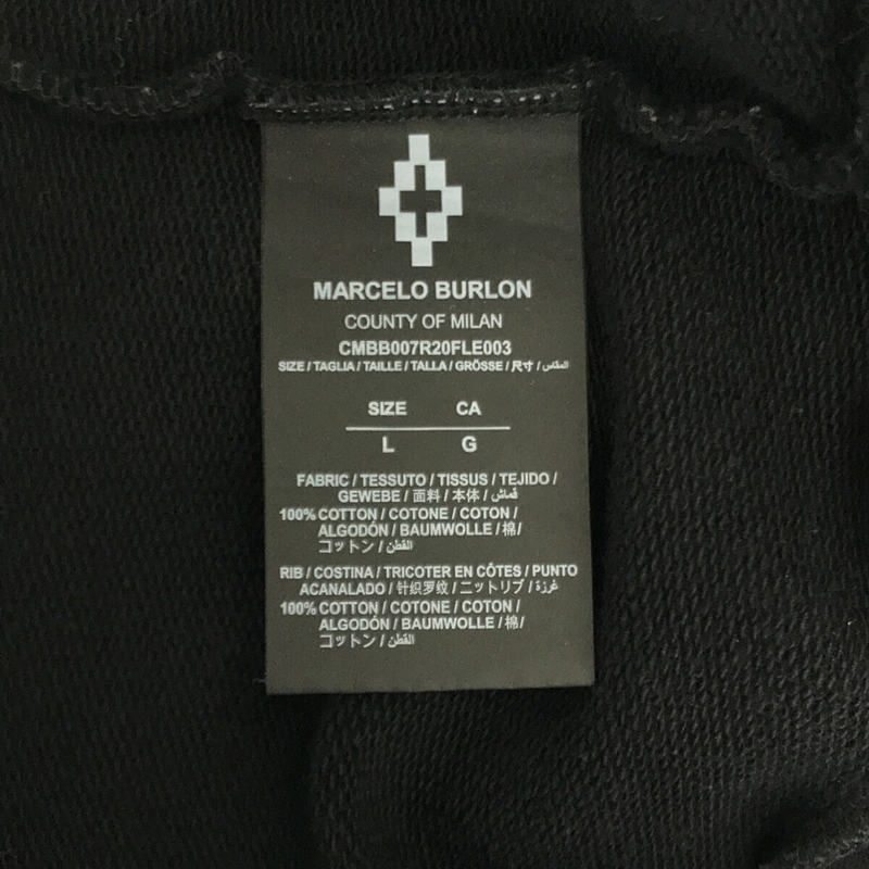 Marcelo Burlon / マルセロバーロン フェザープリント プルオーバー スウェットパーカー