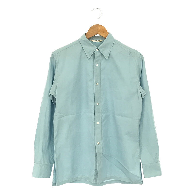 WASHED FINX TWILL SHIRTS コットン フィンクスツイルシャツ