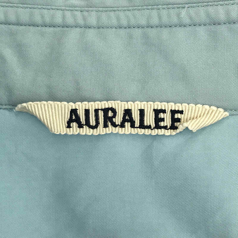 AURALEE / オーラリー WASHED FINX TWILL SHIRTS コットン フィンクスツイルシャツ