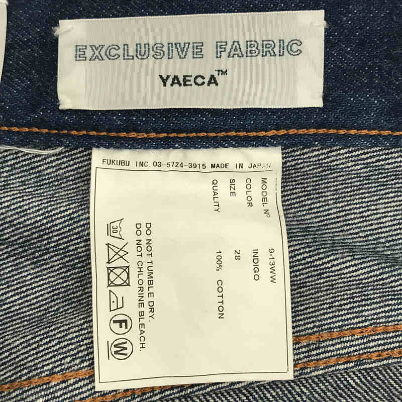 YAECA / ヤエカ DENIM PANTS WIDE TAPERED デニムパンツ ワイドテーパード 9-13WW