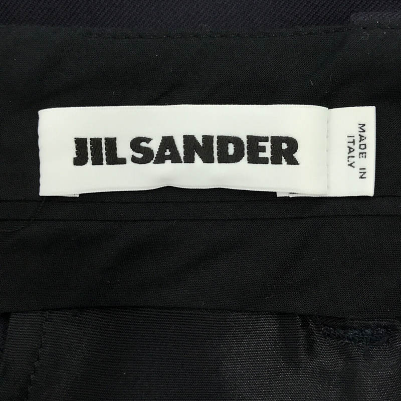 JIL SANDER / ジルサンダー ウールギャバジン バックスリットスカート