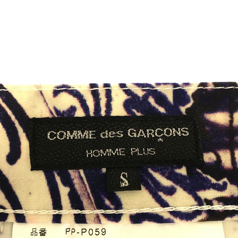 15AW 儀式の力 タトゥー ペイント 総柄 パンツ AD2015COMME des GARCONS HOMME PLUS /  コムデギャルソンオムプリュス