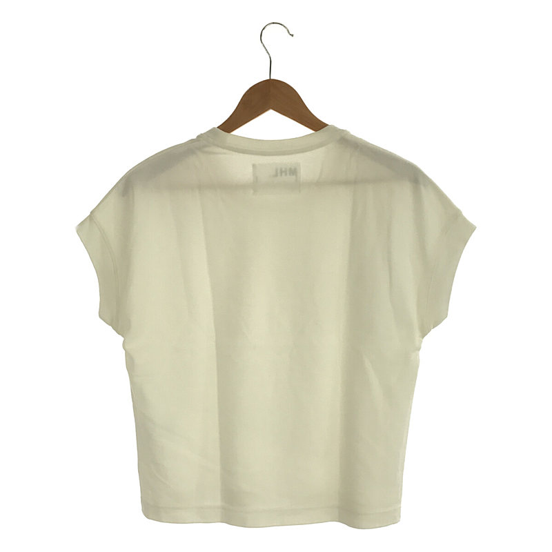 MHL. / エムエイチエル マーガレットハウエル コットン 鹿の子 クルーネック カットソー Tシャツ