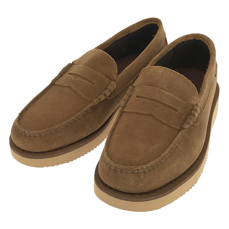 SEBAGO◇ローファー/US8.5/CML/スウェード/77111NW - メンズシューズ