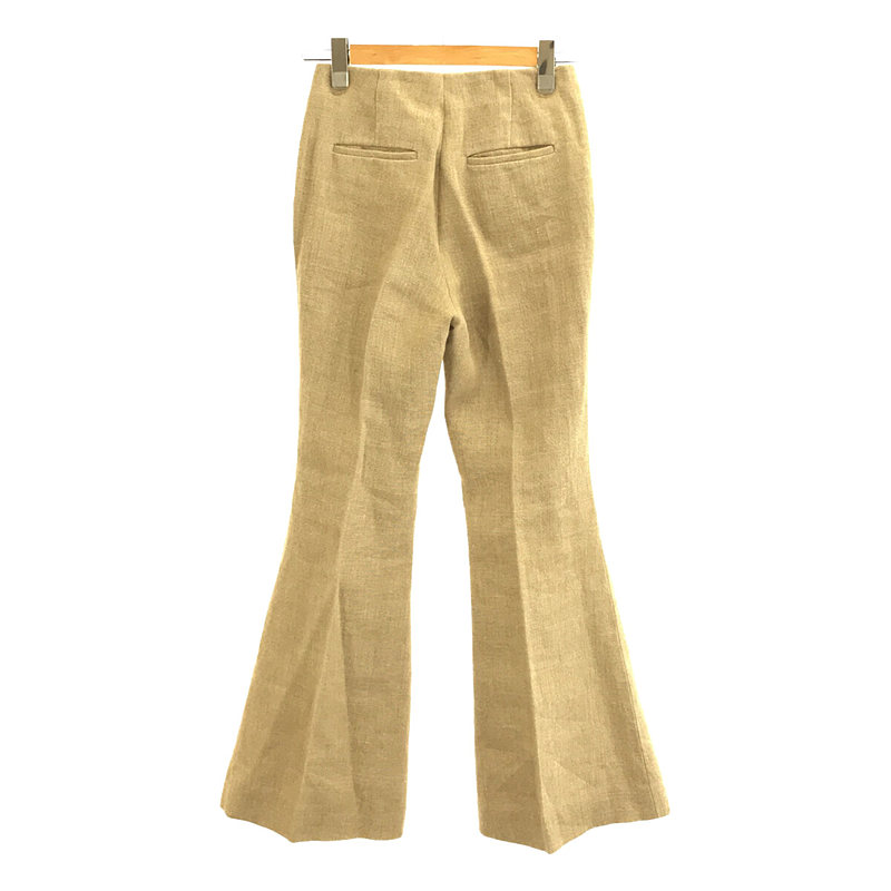 FLARE PANTS LINEN リネン フレアパンツMADISON BLUE / マディソンブルー