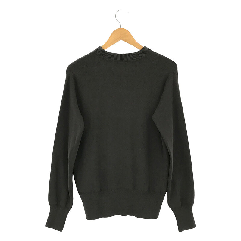 HYKE / ハイク C/C CREW NECK SWEATER コットン/カシミヤ クルーネックセーター  ニット