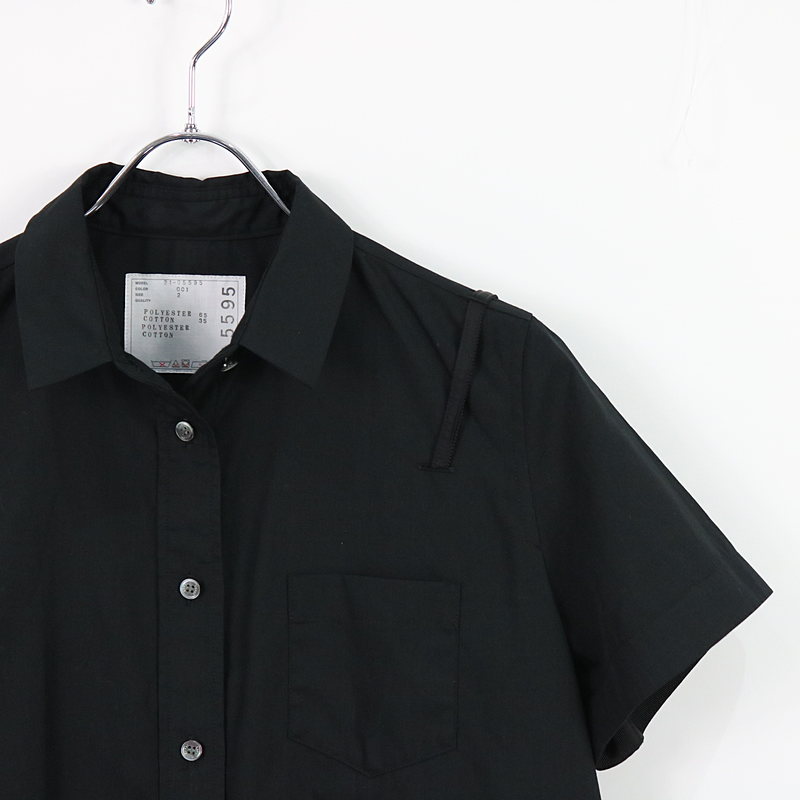 sacai / サカイ Cotton Poplin x Lace Shirt レースドッキングシャツ