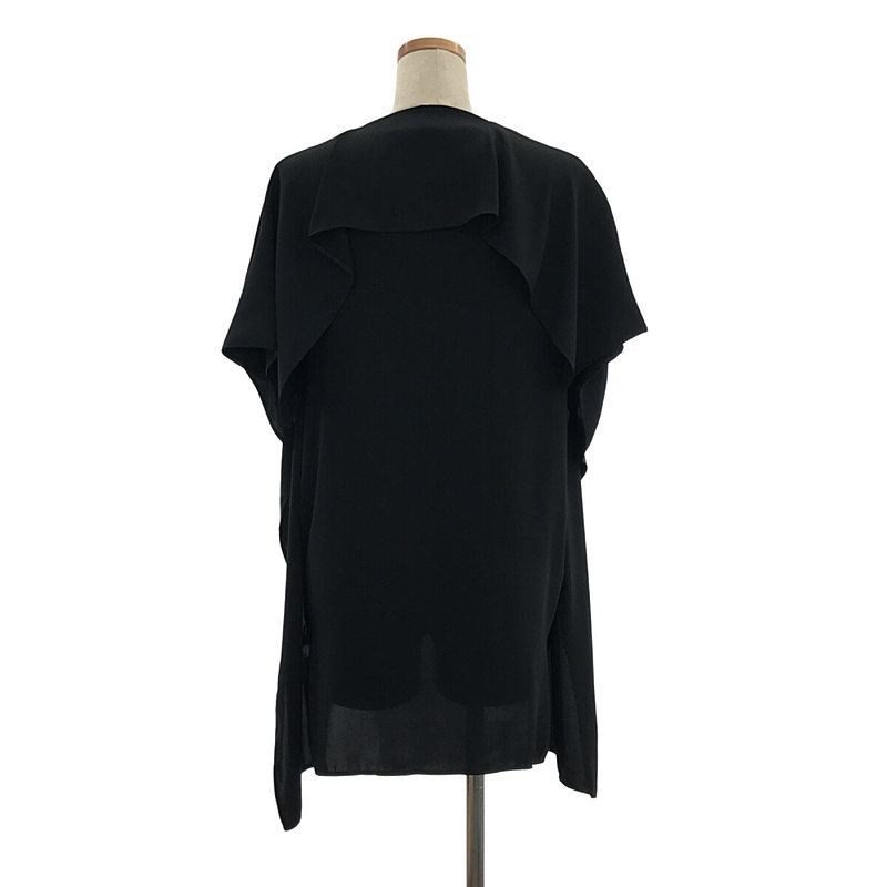 MM6 Maison Margiela / エムエムシックスメゾンマルジェラ 異素材 スウェット切替 スリット ロングプルオーバー