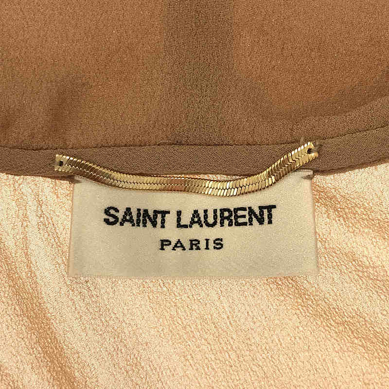 SAINT LAURENT PARIS / サンローランパリ 丸襟 シフォンブラウス