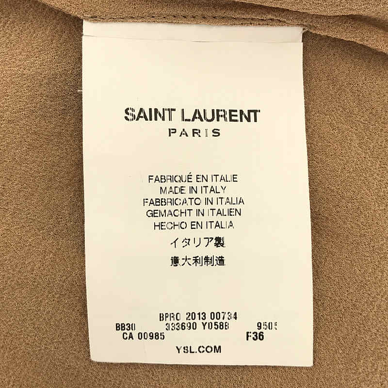SAINT LAURENT PARIS / サンローランパリ 丸襟 シフォンブラウス