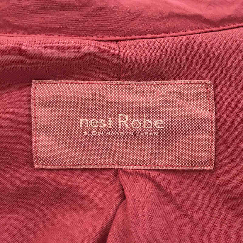nest robe / ネストローブ スーピマコットン フラップコート