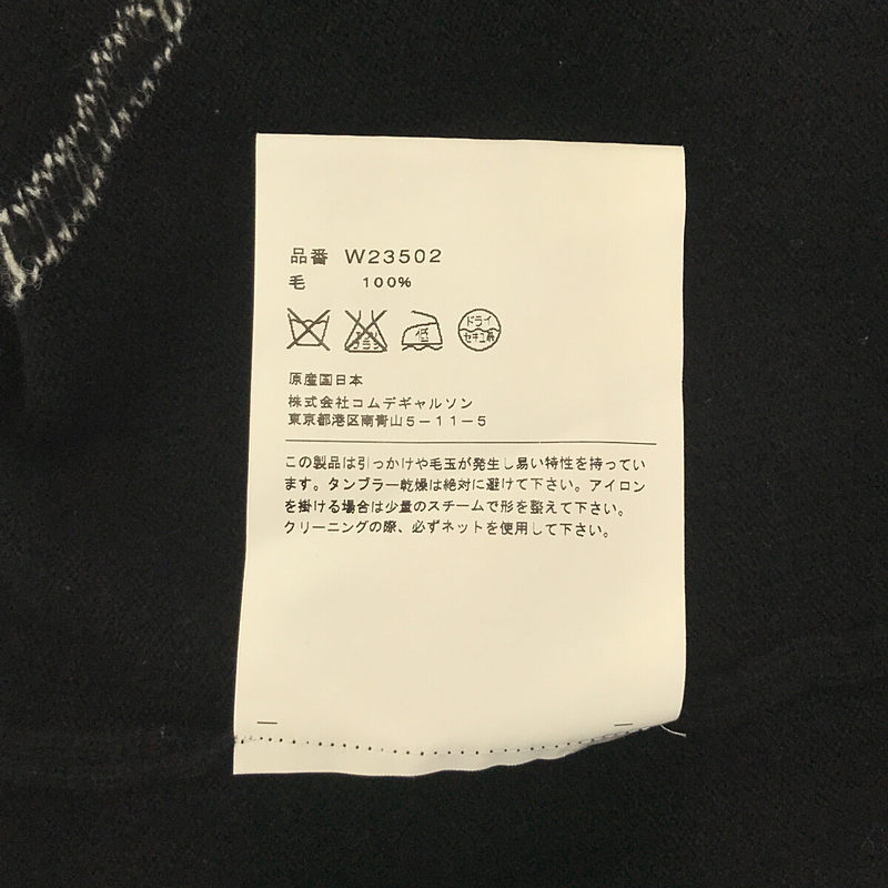 COMME des GARCONS SHIRT / コムデギャルソンシャツ グラフィック ボーダースリーブ ニット