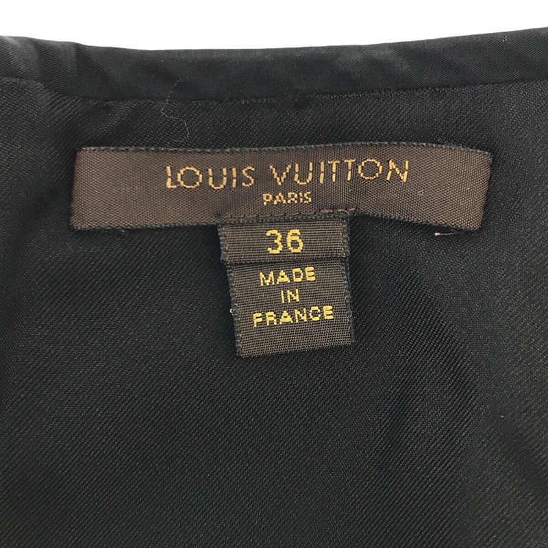 Louis Vuitton / ルイヴィトン 総裏地 バックジップ ストレッチ スリット スカート