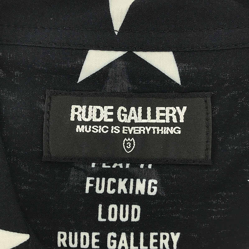 RUDE GALLERY / ルードギャラリー TARMAN OPEN COLLAR SHIRT / レーヨン オープンカラーシャツ