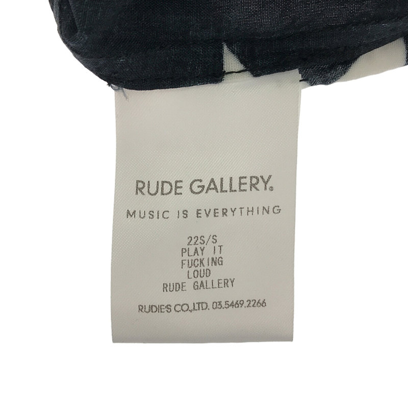 RUDE GALLERY / ルードギャラリー TARMAN OPEN COLLAR SHIRT / レーヨン オープンカラーシャツ