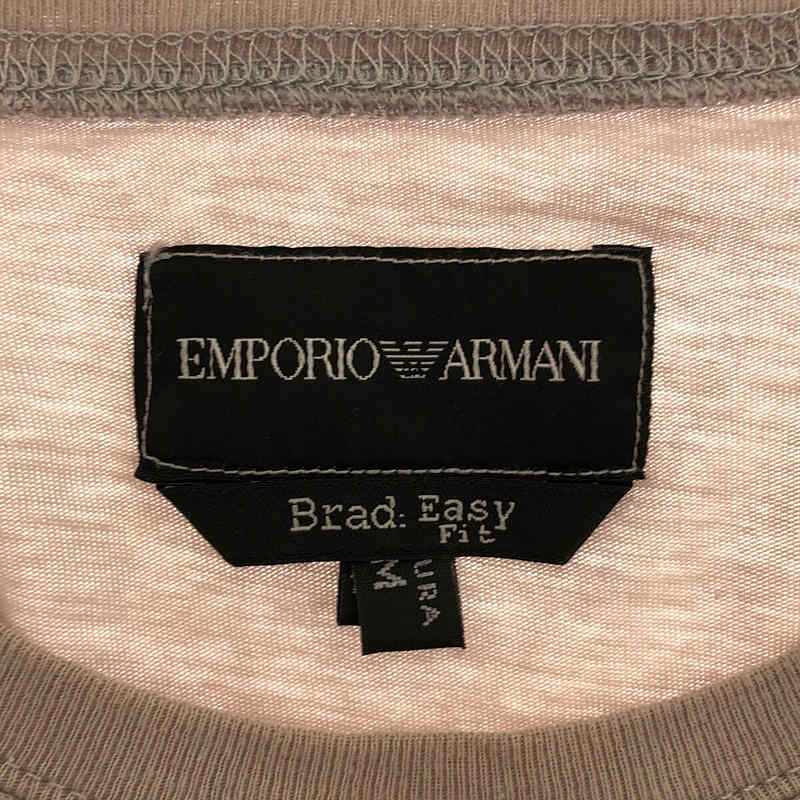 EMPORIO ARMANI / エンポリオアルマーニ ロゴ フロッキープリント Tシャツ