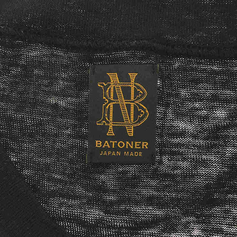 BATONER / バトナ― AラインノースリーブTシャツ