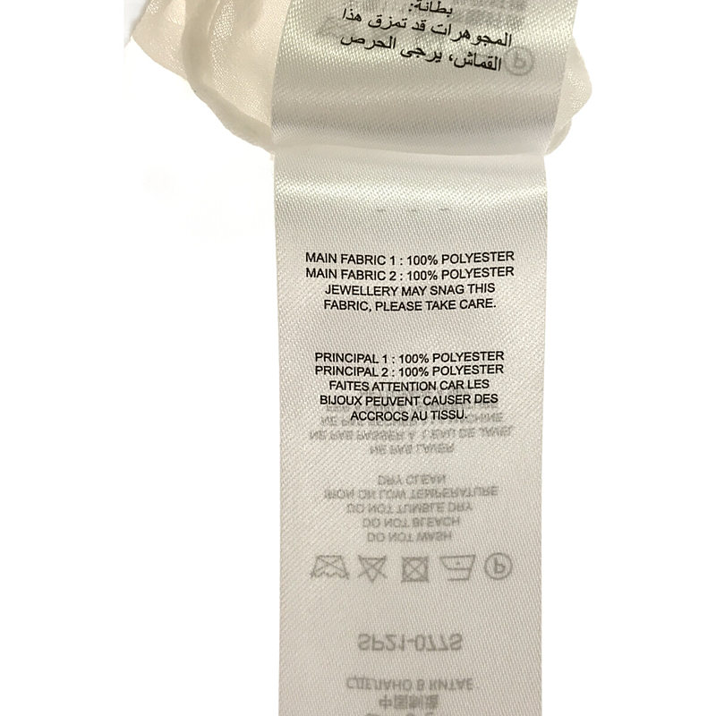 Self-Portrait / セルフポートレート フリル装飾 シアー ブラウス