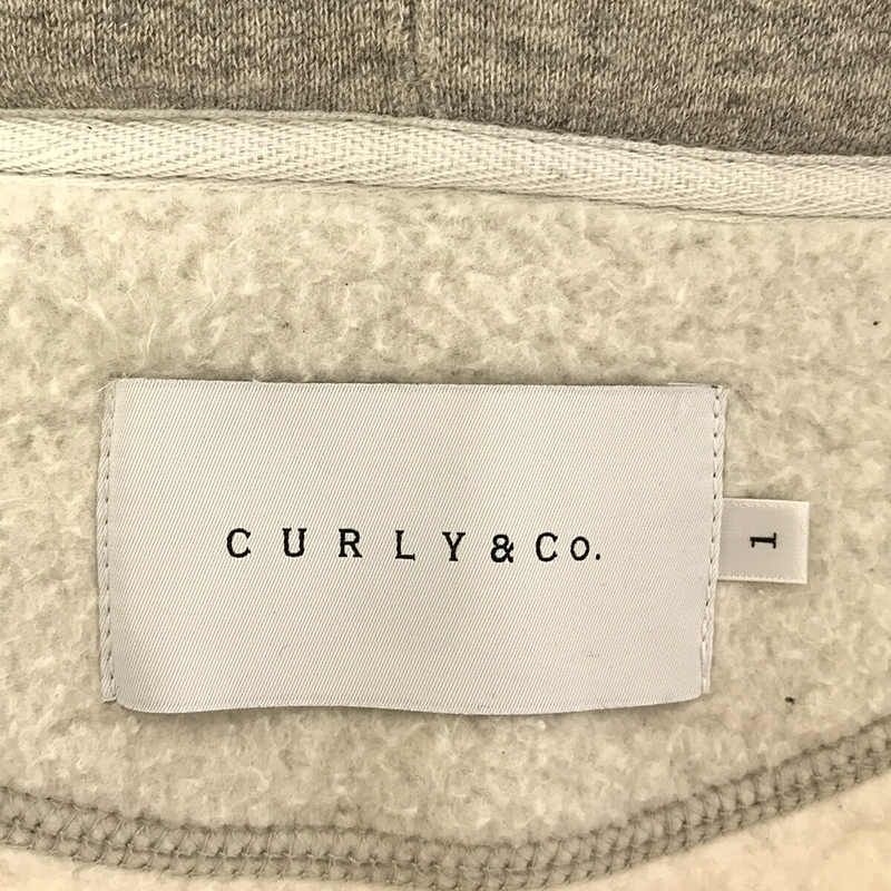 CURLY / カーリー RAFFY ZIP PARKA コットン 裏起毛 ラフィー ジップパーカー