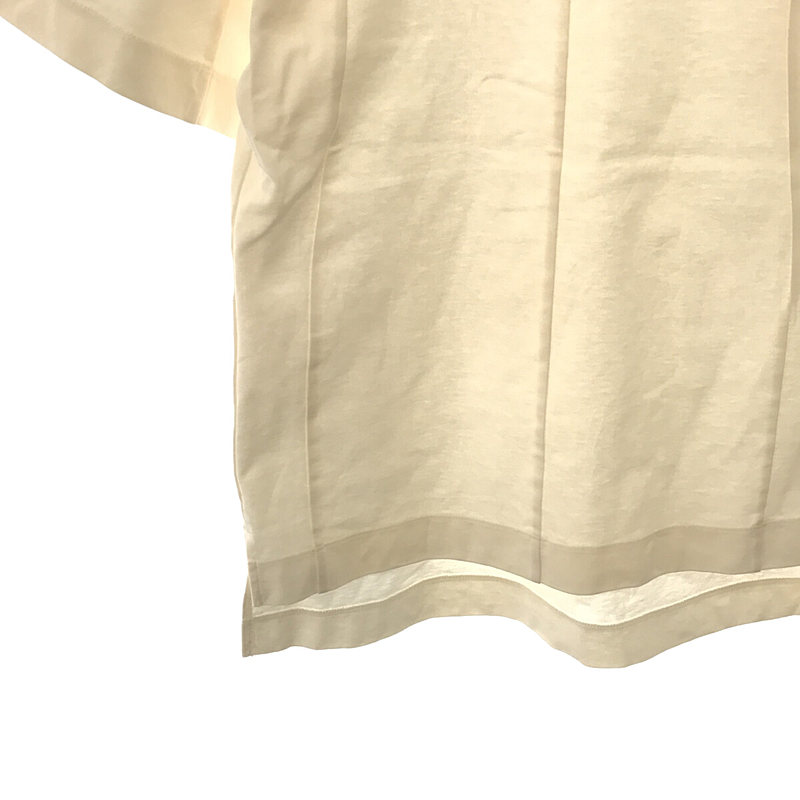 Mame Kurogouchi / マメクロゴウチ Cotton T-Shirt / 立体シルエット コットンTシャツ