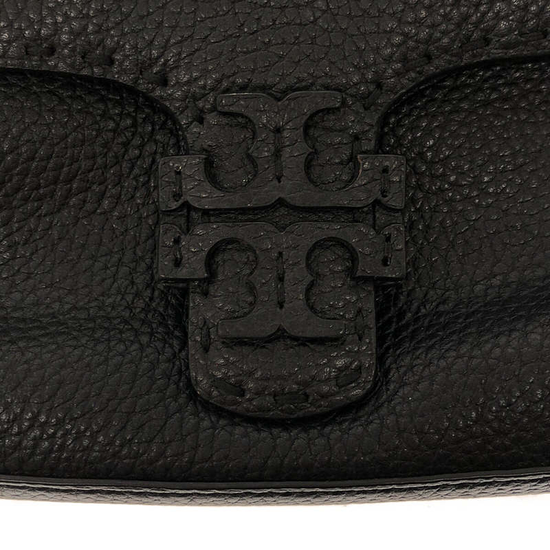 TORY BURCH / トリーバーチ タッセルチャーム フラップ レザー ショルダーバッグ