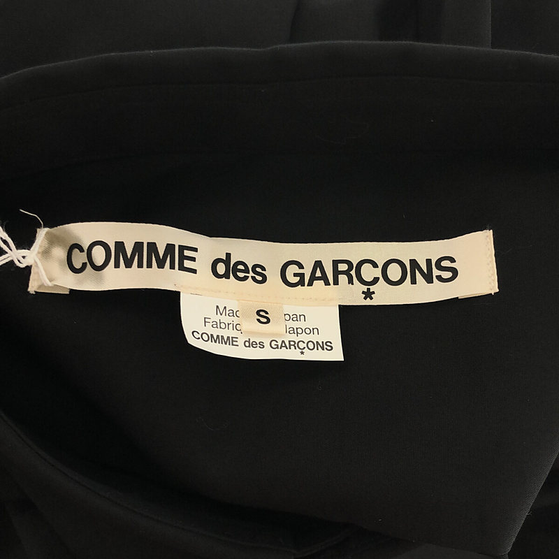 COMME des GARCONS / コムデギャルソン コットン ショルダーカットアウト シャツワンピース