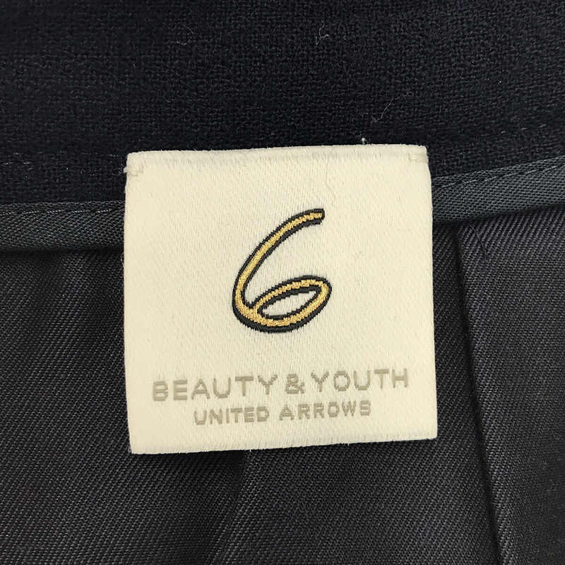 6(ROKU) BEAUTY&YOUTH / ロクビューティーアンドユース ウール タックスカート