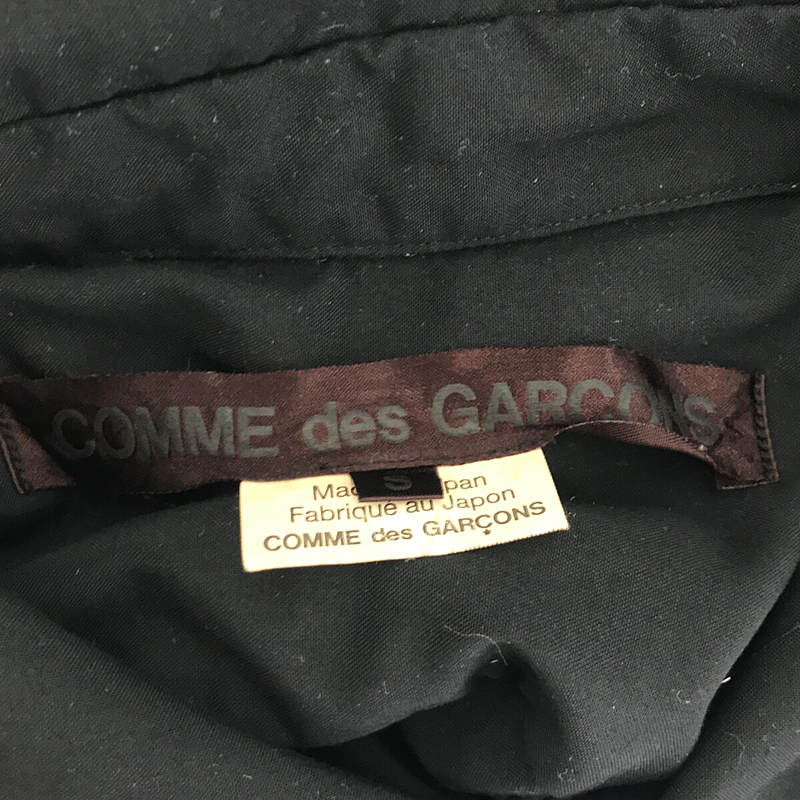 COMME des GARCONS / コムデギャルソン ポリエステル 丸襟 シャツ
