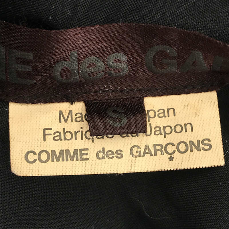 COMME des GARCONS / コムデギャルソン ポリエステル 丸襟 シャツ