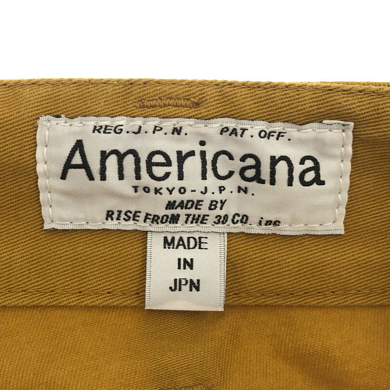 Americana / アメリカーナ コットン チノ ベイカーパンツ
