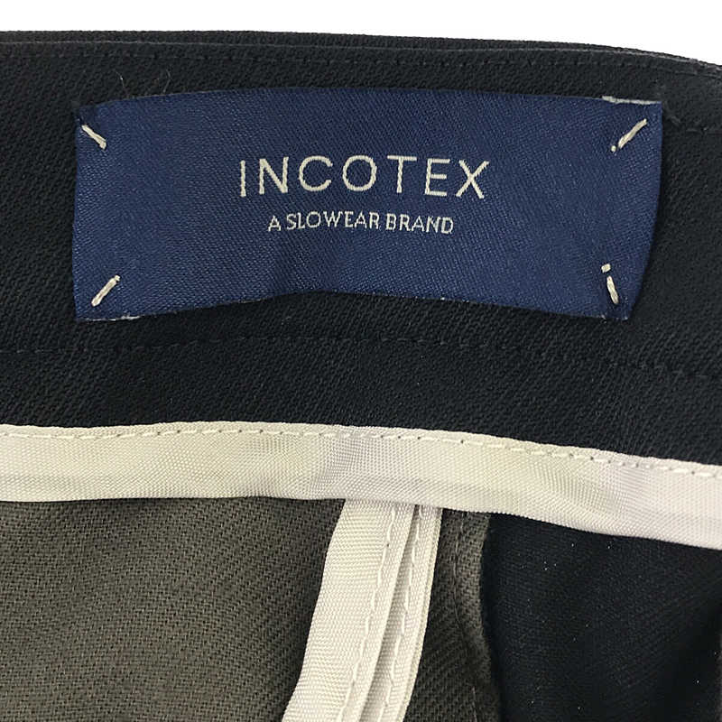 INCOTEX / インコテックス センタープレス テーパードパンツ